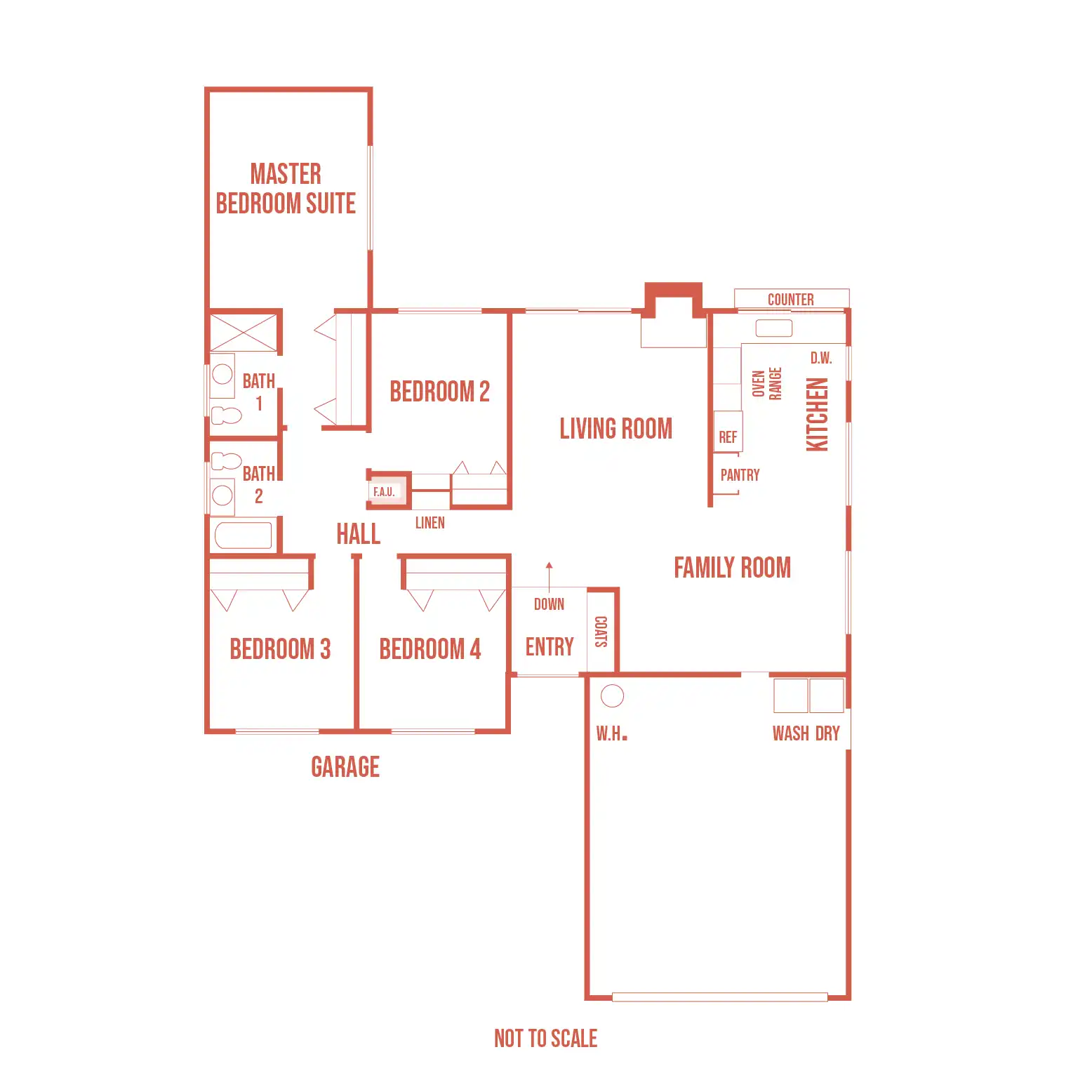 Laurel Plan 3 First Floor.